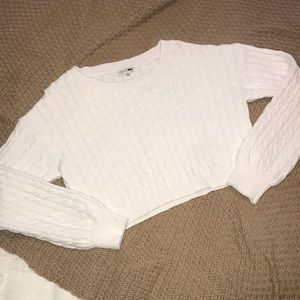 Cropped sweater
